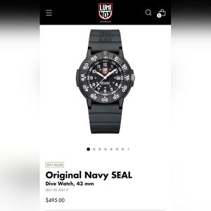 The Original Luminox Navy SEAL watch